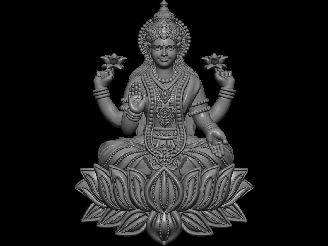 LAXMI  3D print model_15
