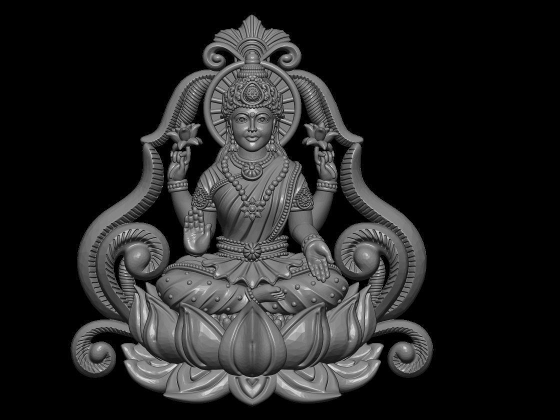 LAXMI  3D print model_51