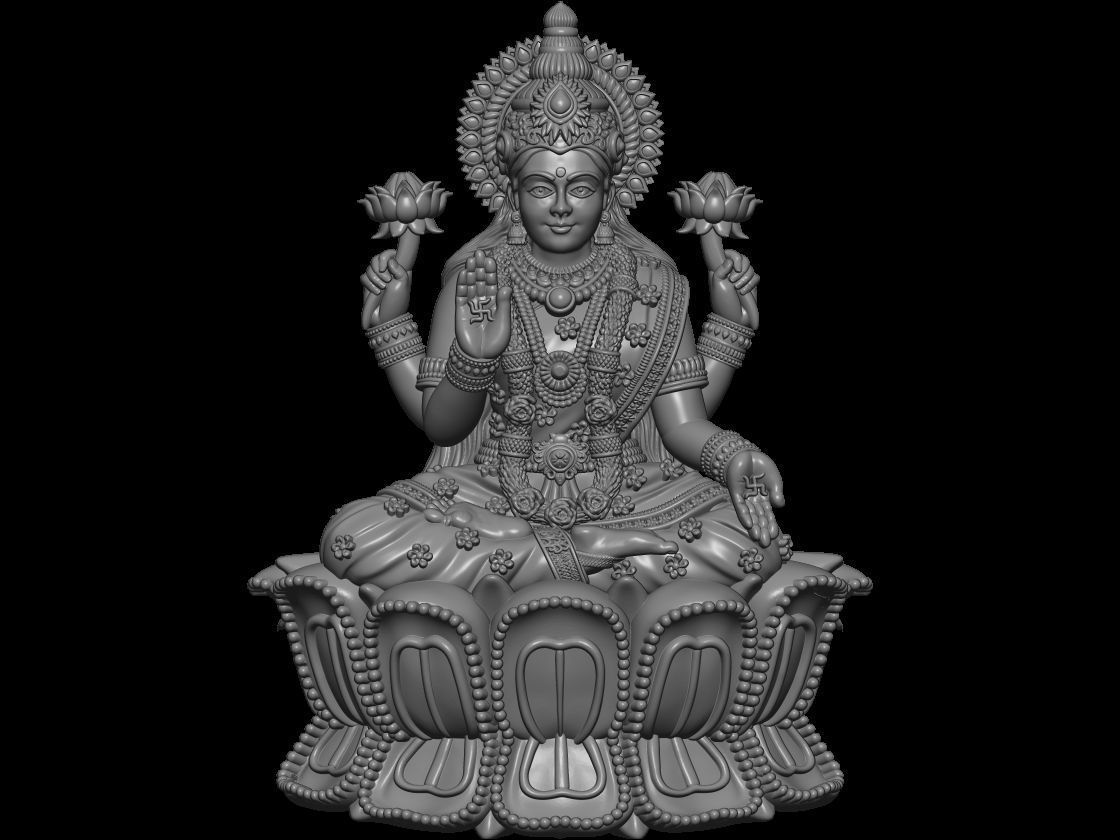LAXMI  3D print model_21