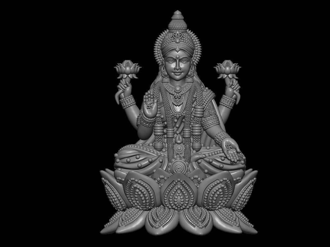 LAXMI  3D print model_34
