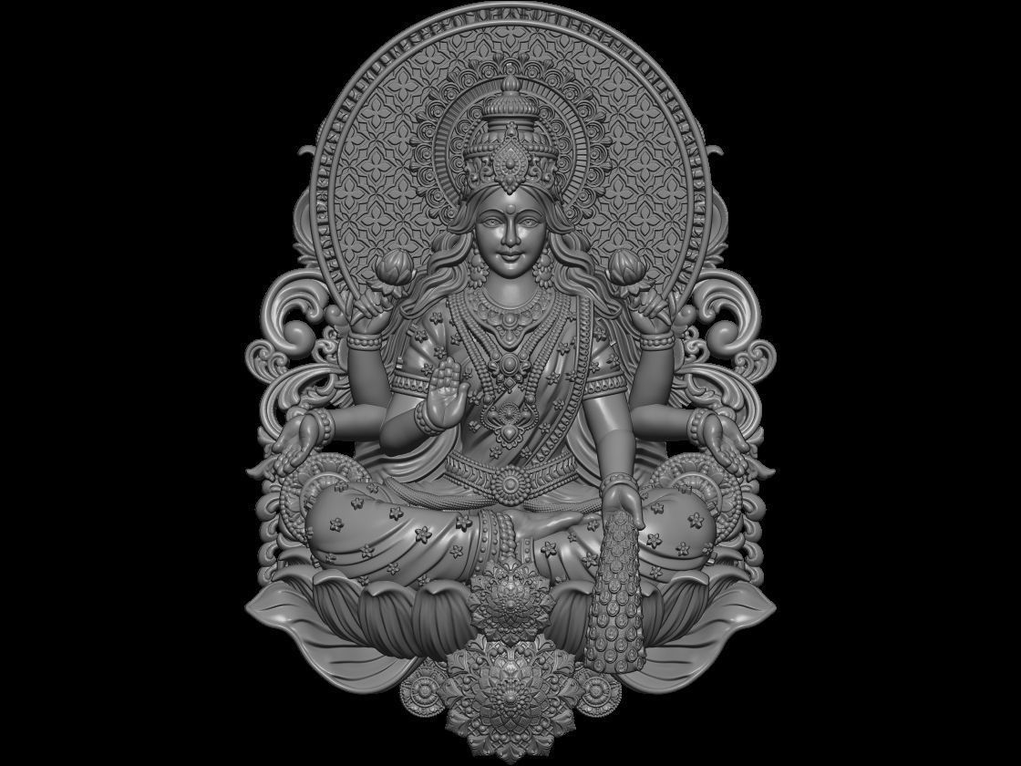 LAXMI  3D print model_26