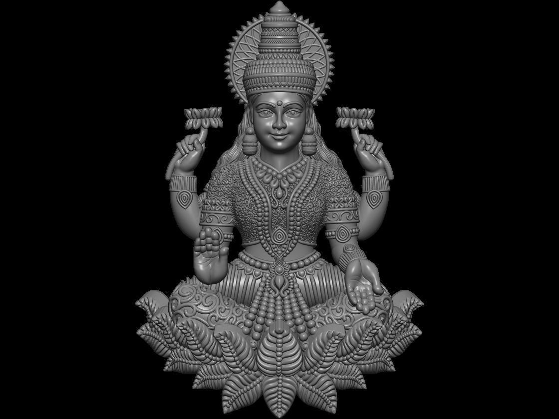 LAXMI  3D print model_4