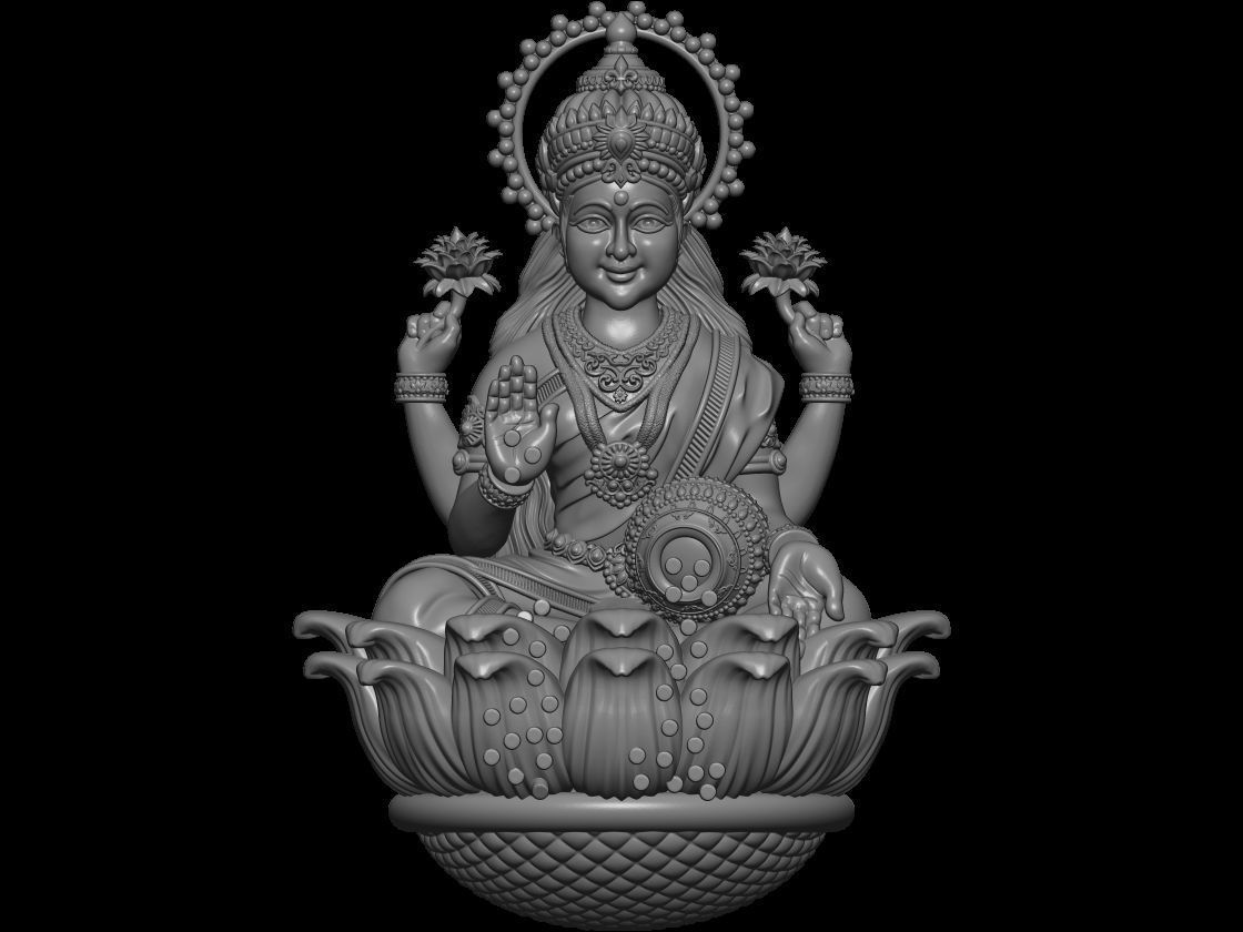 LAXMI  3D print model_46