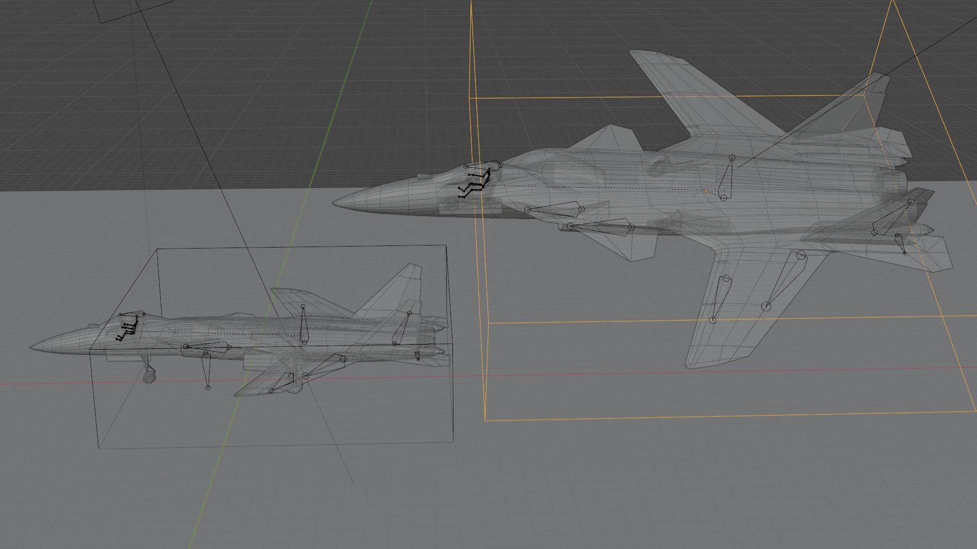 Sukhoi SU-47 Berkut Low-poly 3D model_16
