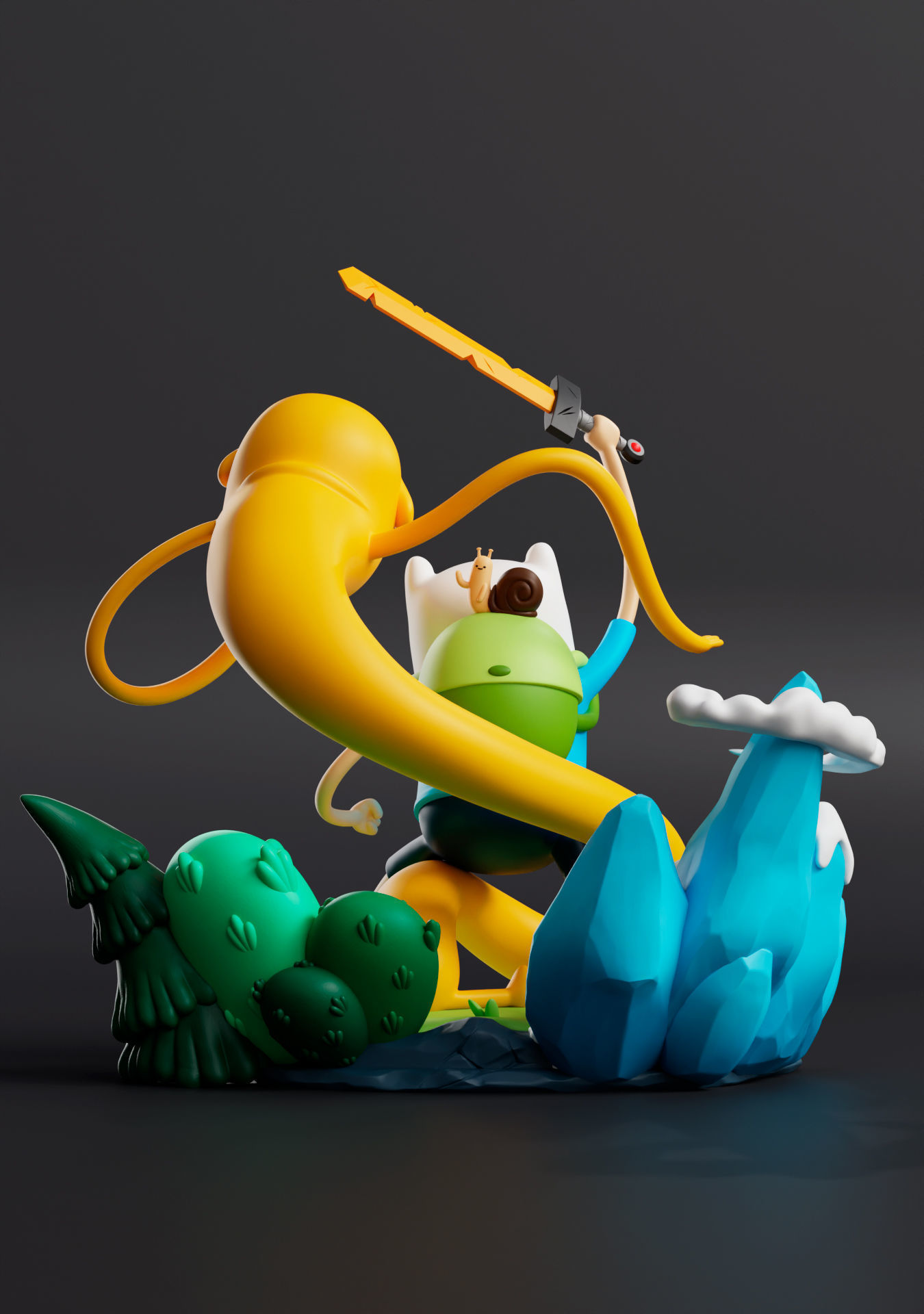 Adventure time 3D print model_2