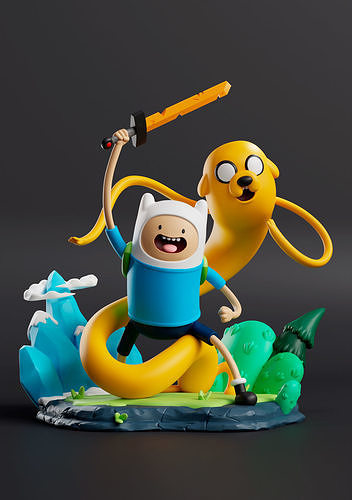 Adventure time 3D print model