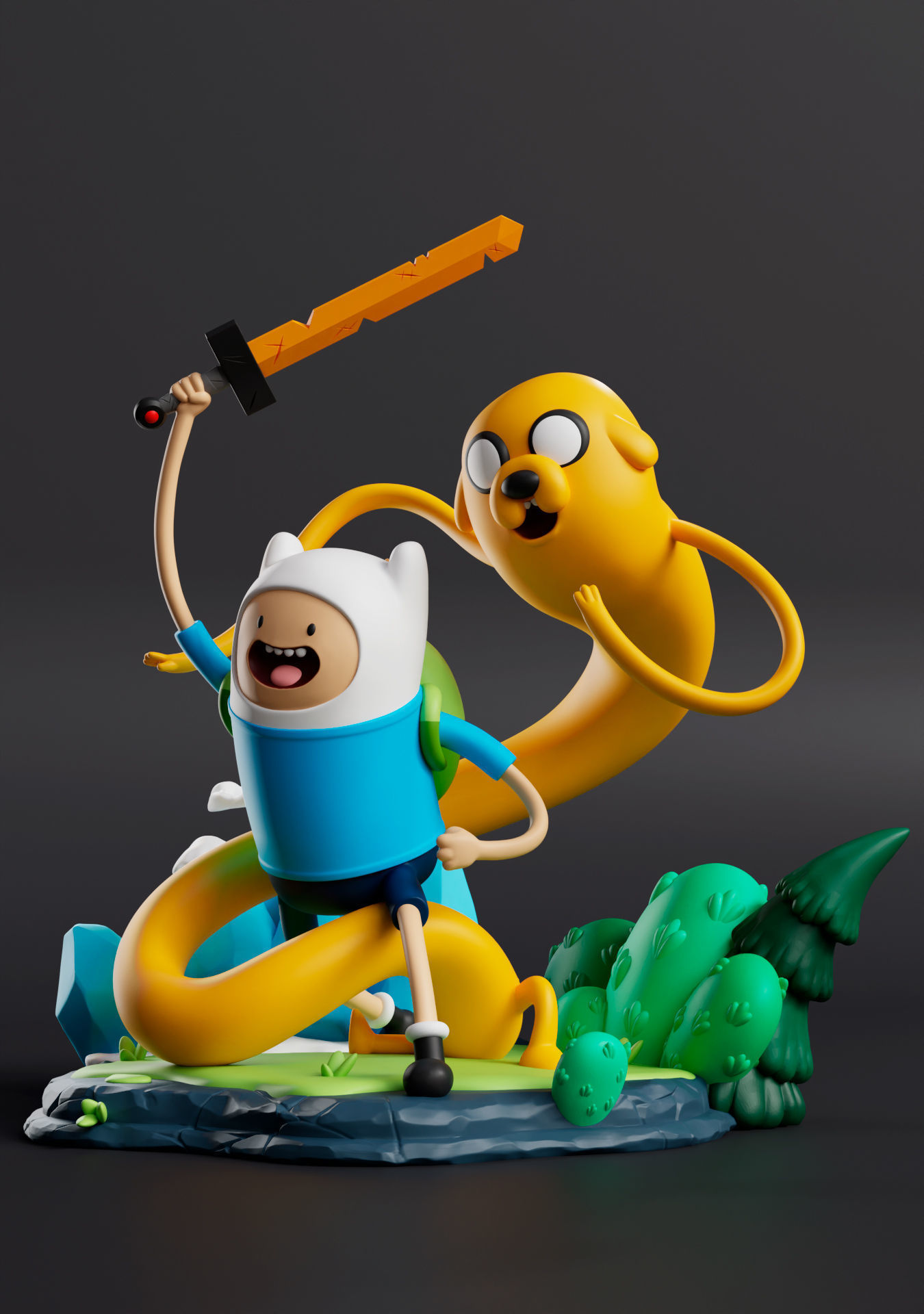 Adventure time 3D print model_1