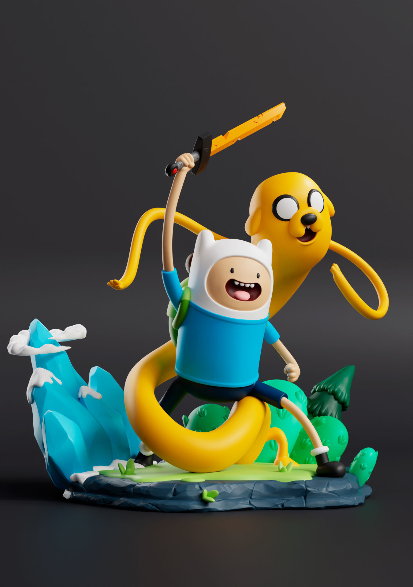 Adventure time 3D print model_3
