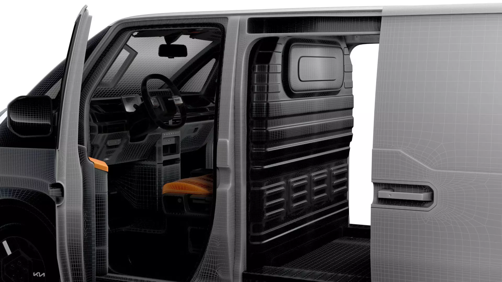 KIA PV5 Cargo L2H1 HQInterior 2026 3D model_28