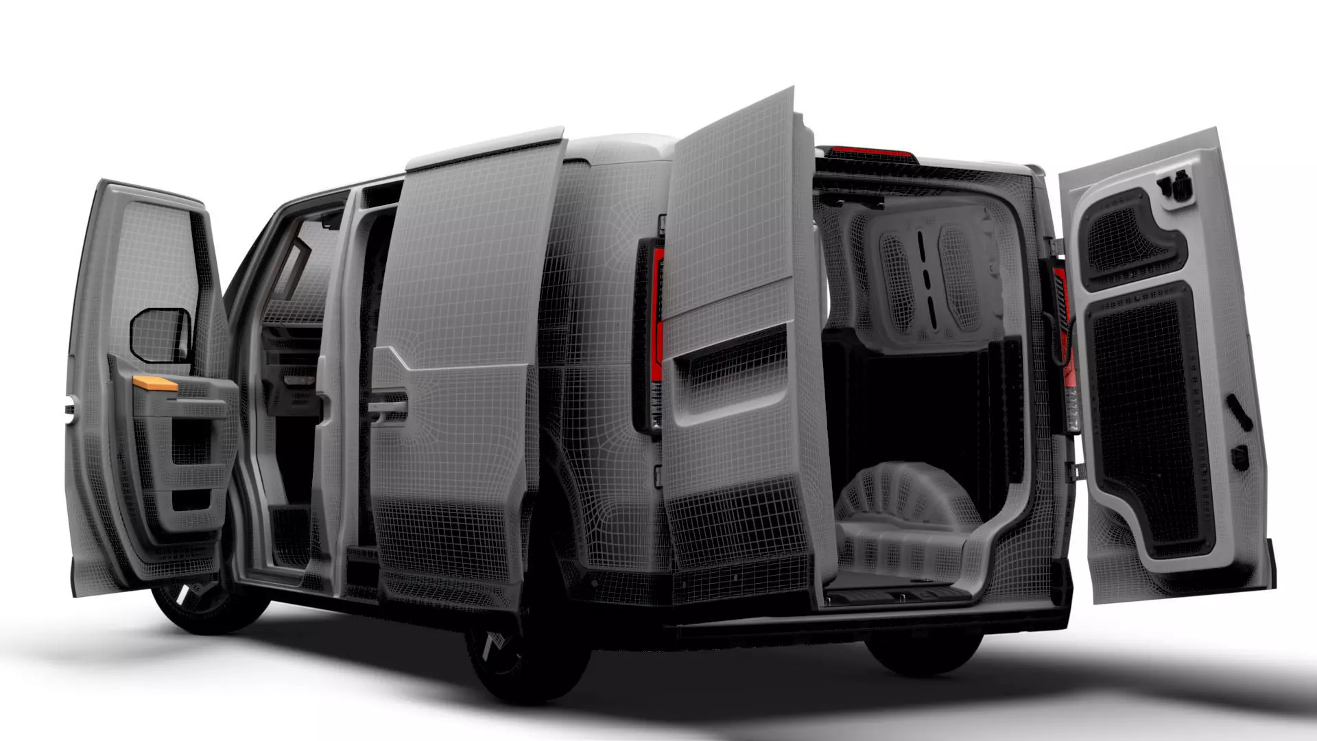 KIA PV5 Cargo L2H1 HQInterior 2026 3D model_16