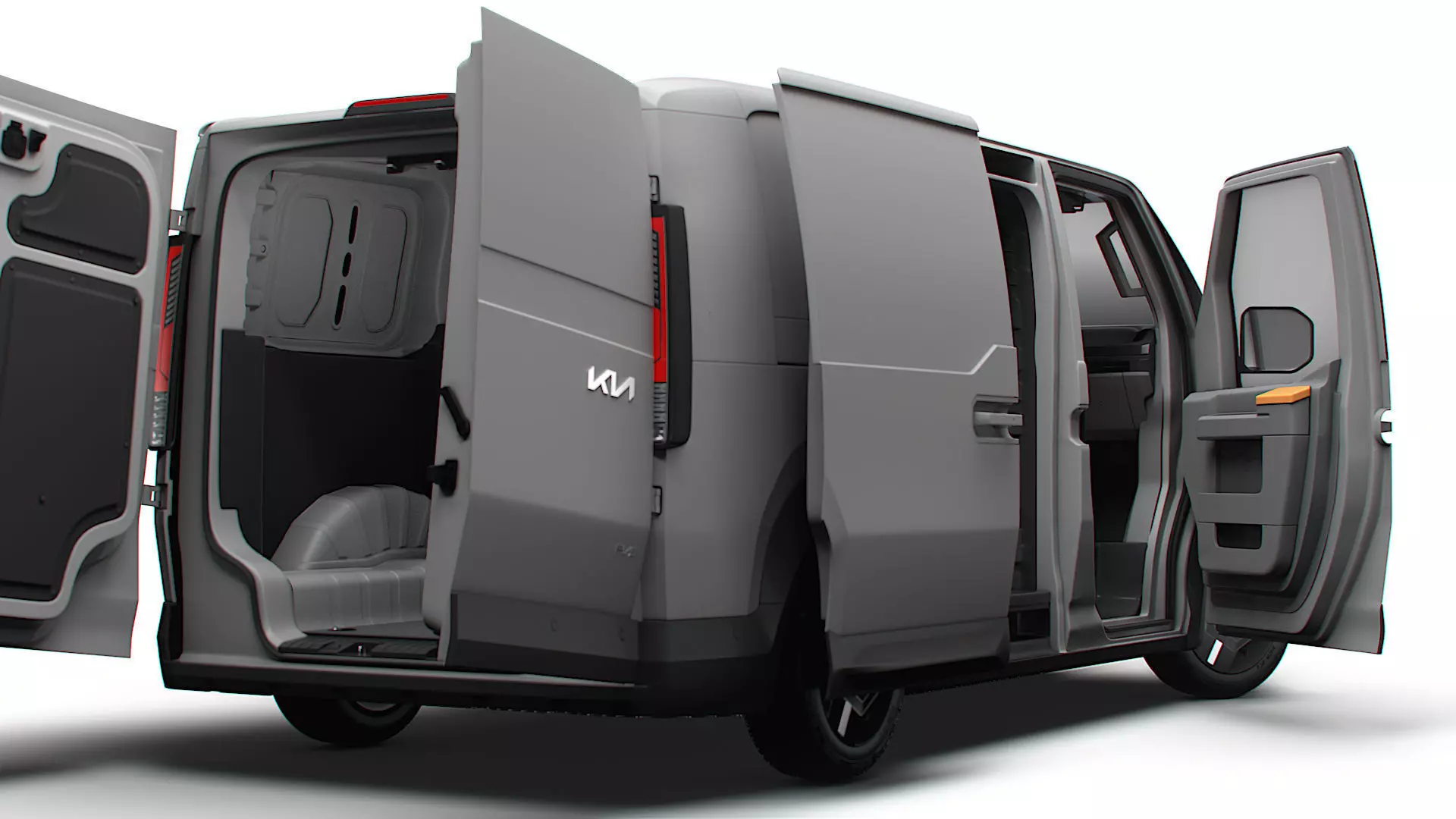 KIA PV5 Cargo L2H1 HQInterior 2026 3D model_5