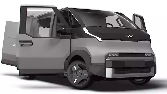 KIA PV5 Cargo L2H1 HQInterior 2026 3D model
