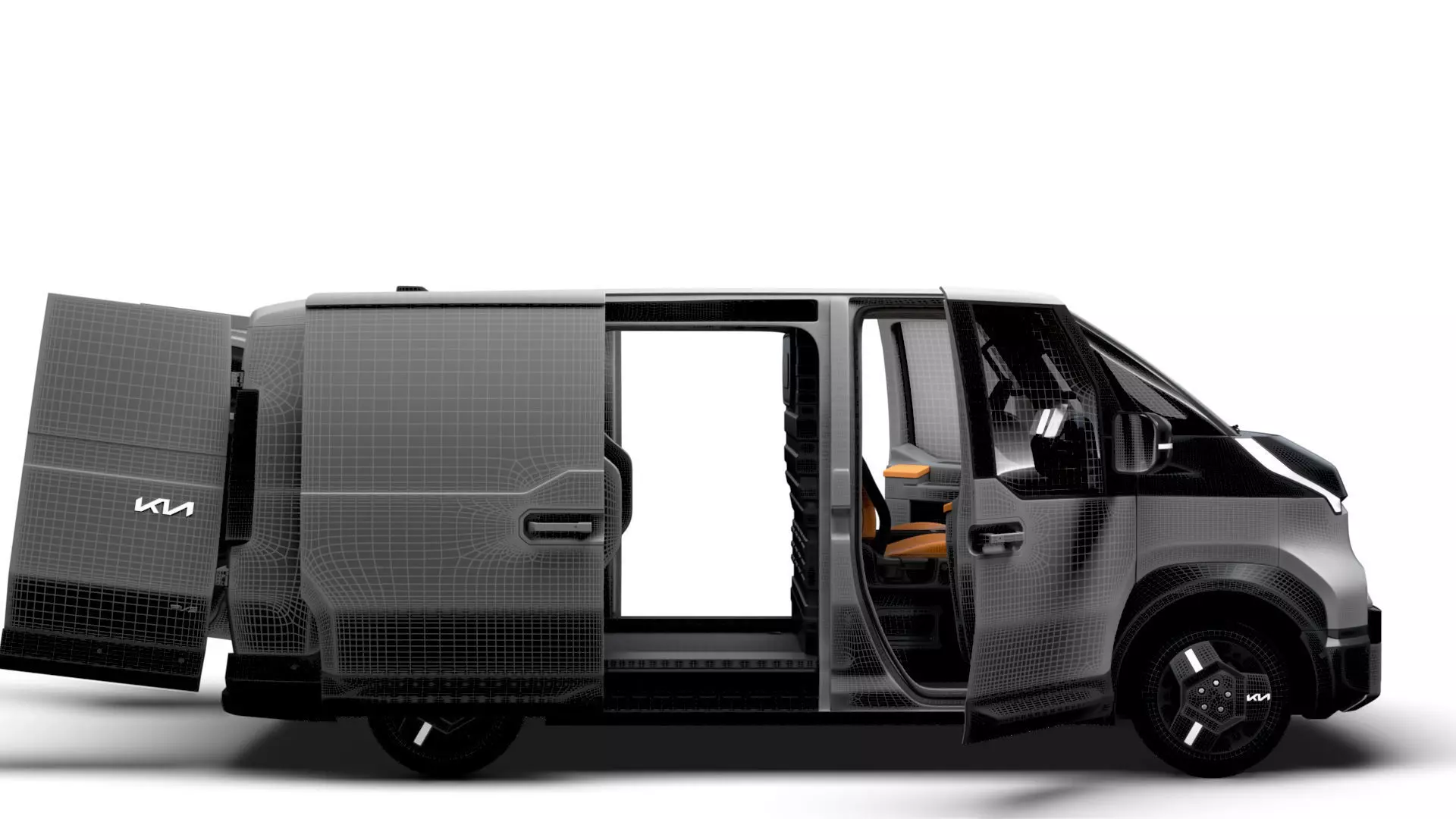 KIA PV5 Cargo L2H1 HQInterior 2026 3D model_15