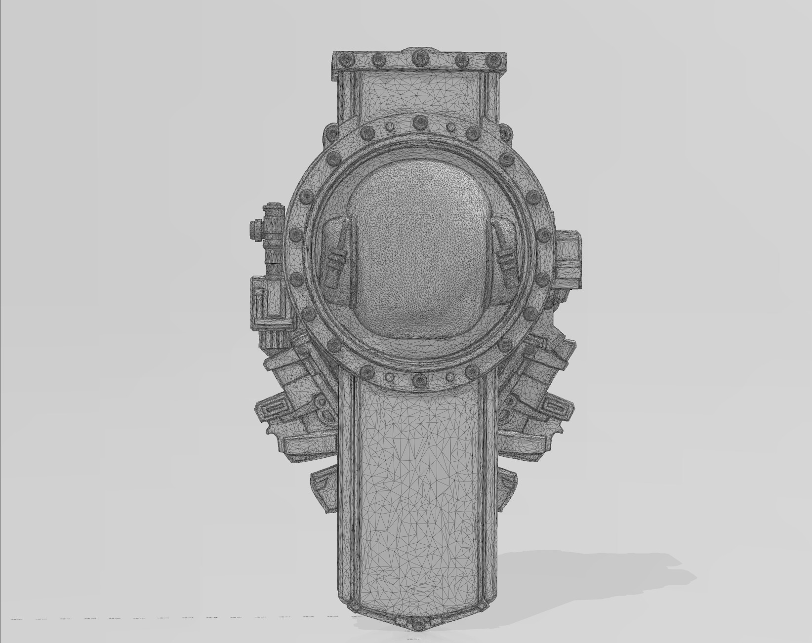 Iron - Skull Emblem 3D model_8