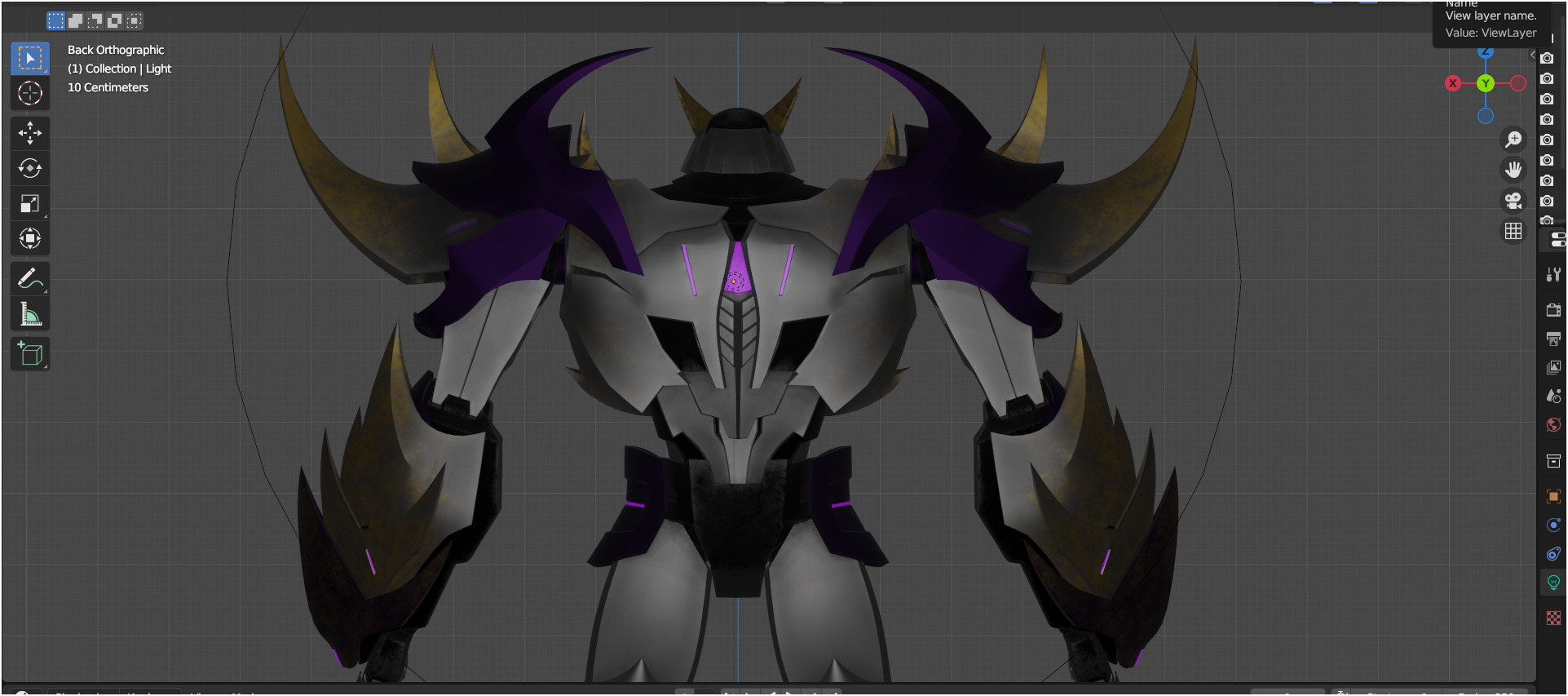 Megatron TFP Low-poly 3D model_6