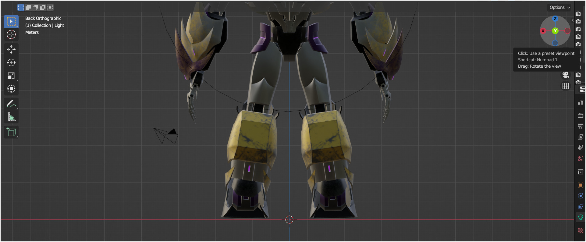 Megatron TFP Low-poly 3D model_15