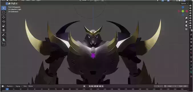 Megatron TFP Low-poly 3D model
