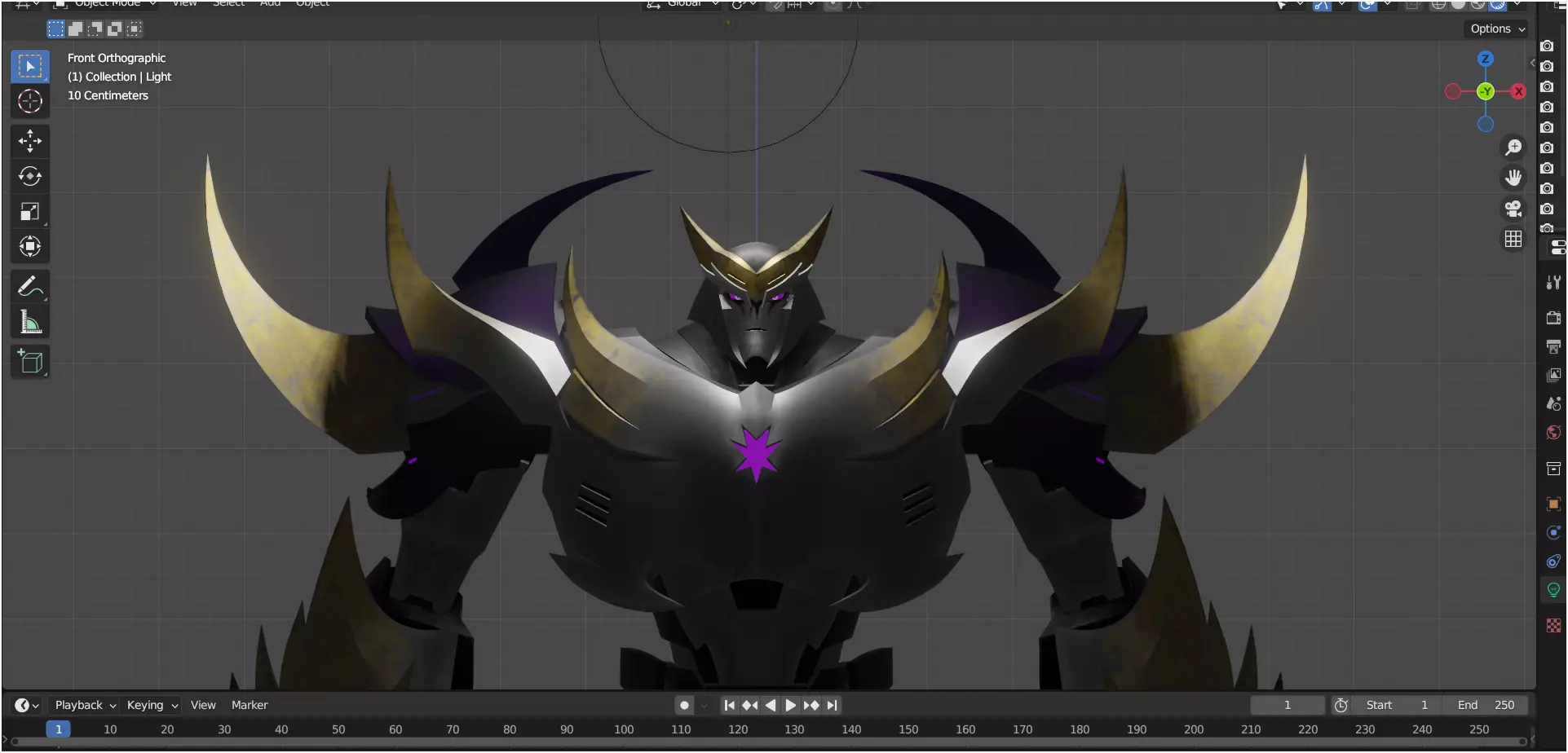 Megatron TFP Low-poly 3D model_0