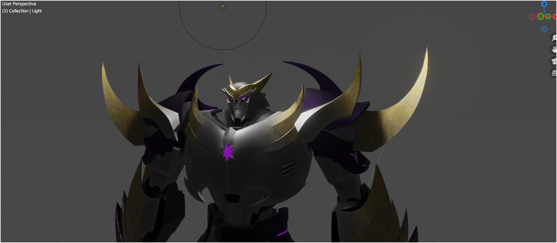 Megatron TFP Low-poly 3D model_2