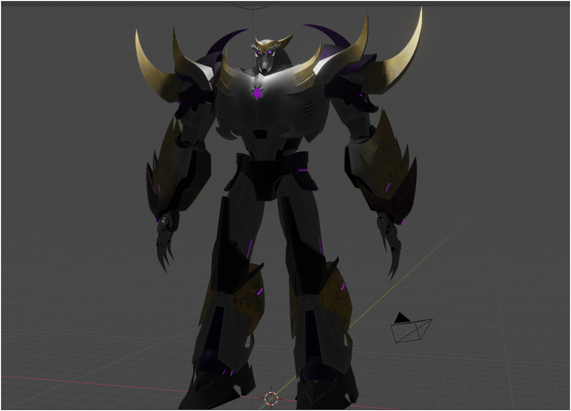 Megatron TFP Low-poly 3D model_3