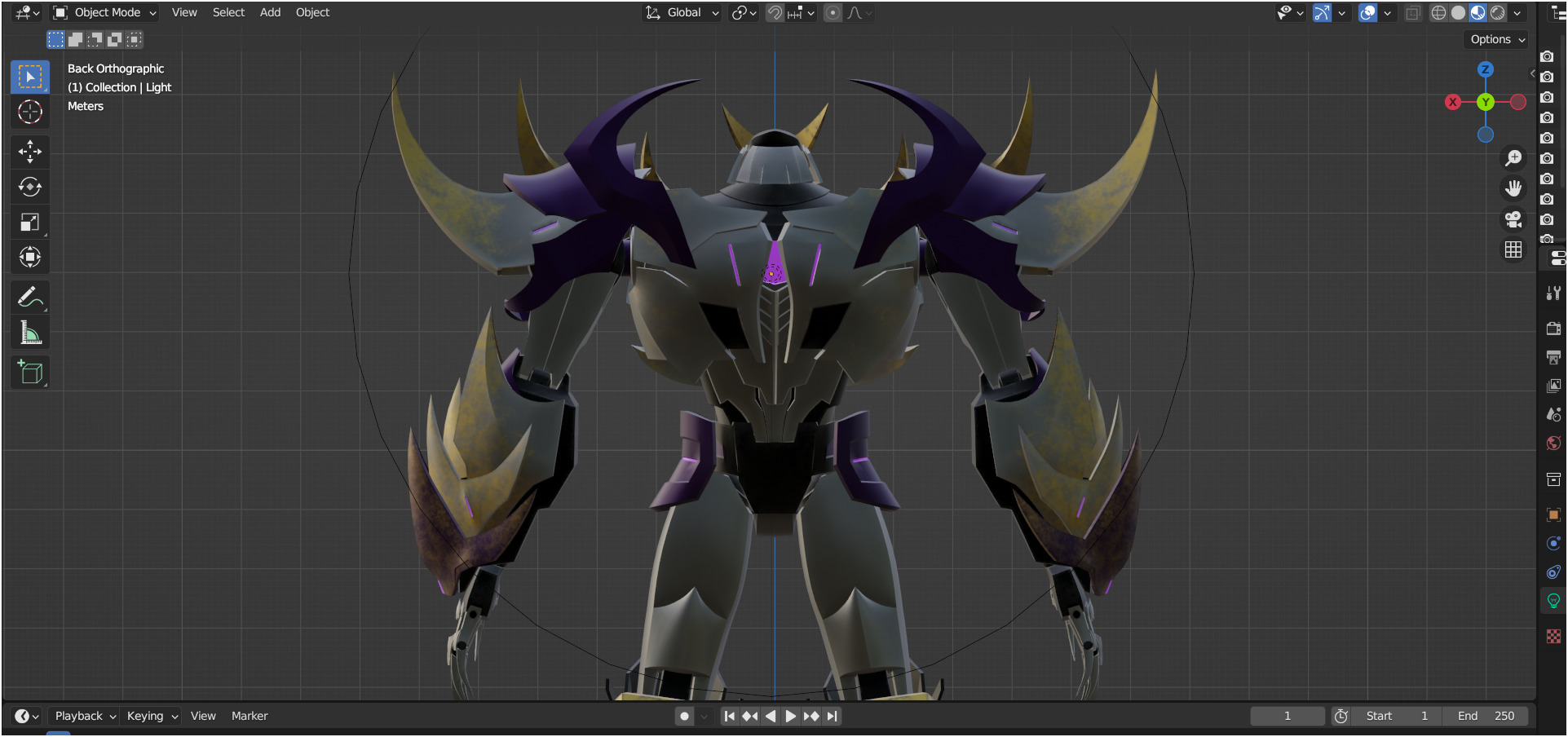 Megatron TFP Low-poly 3D model_10