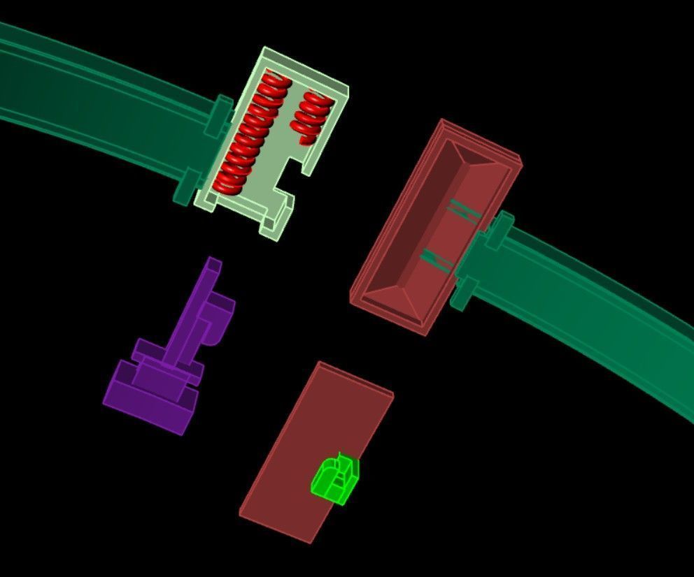 Minimalist Gold Bangle Bracelet with T 3D print model_7