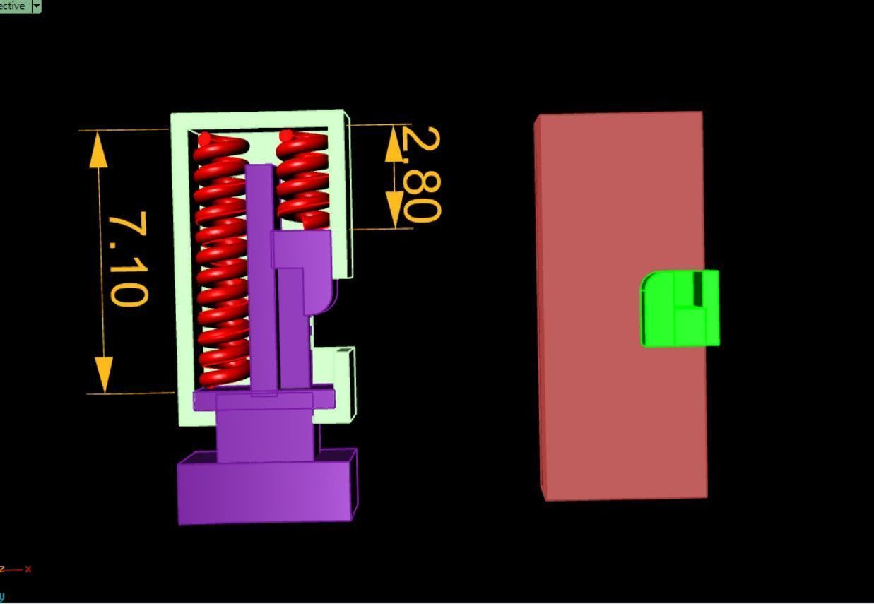 Minimalist Gold Bangle Bracelet with T 3D print model_10