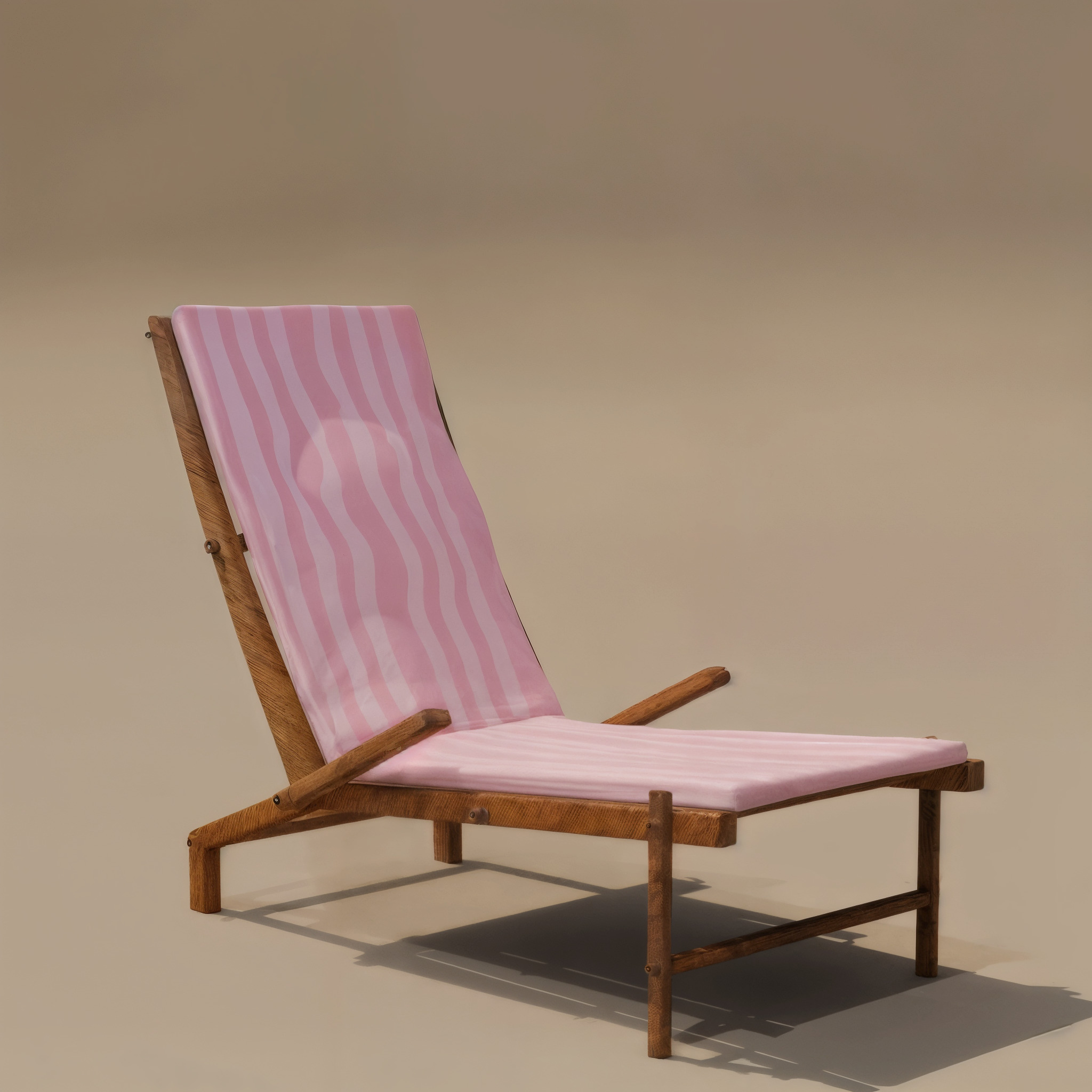 beach chair and umbrella 3D model_4