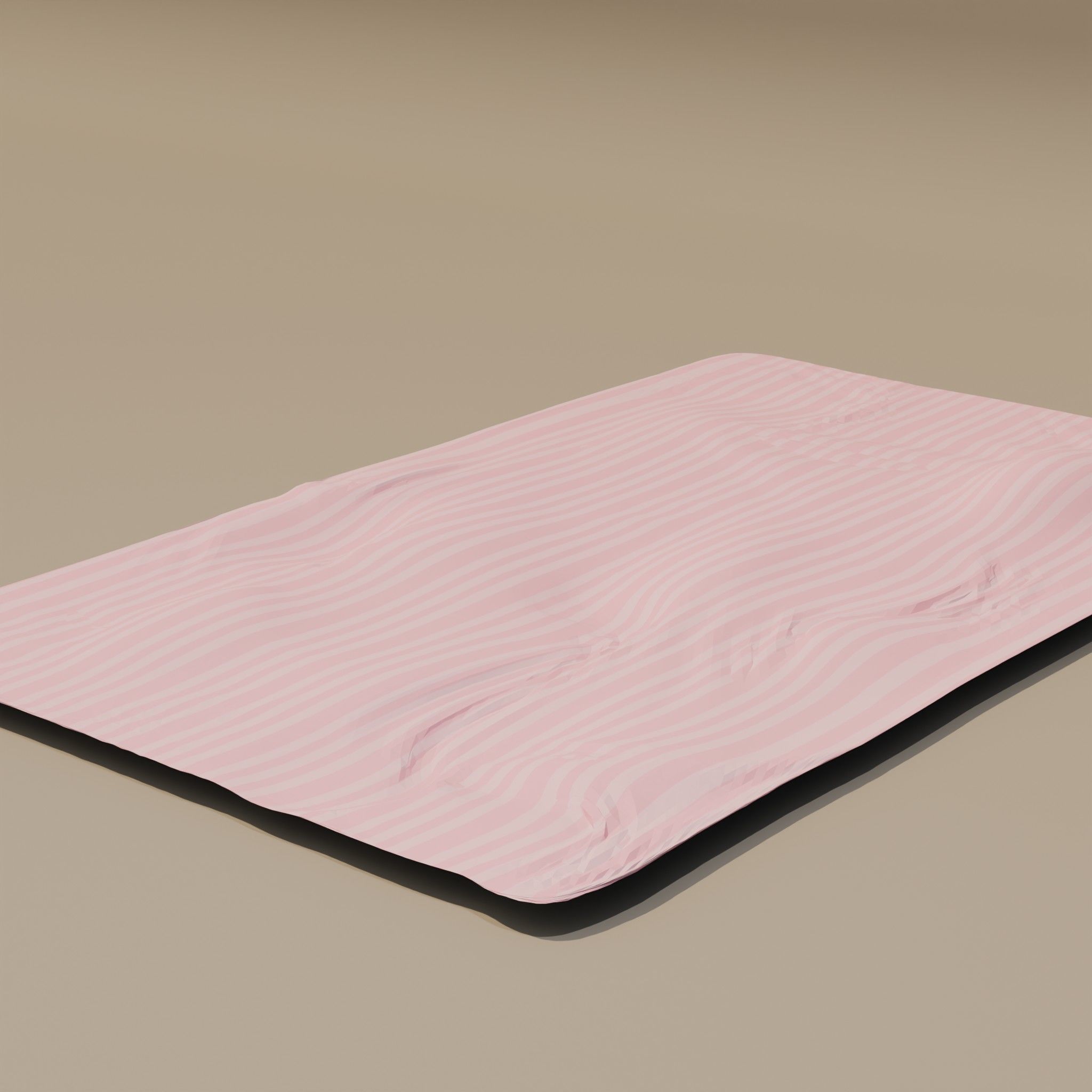 beach chair and umbrella 3D model_13