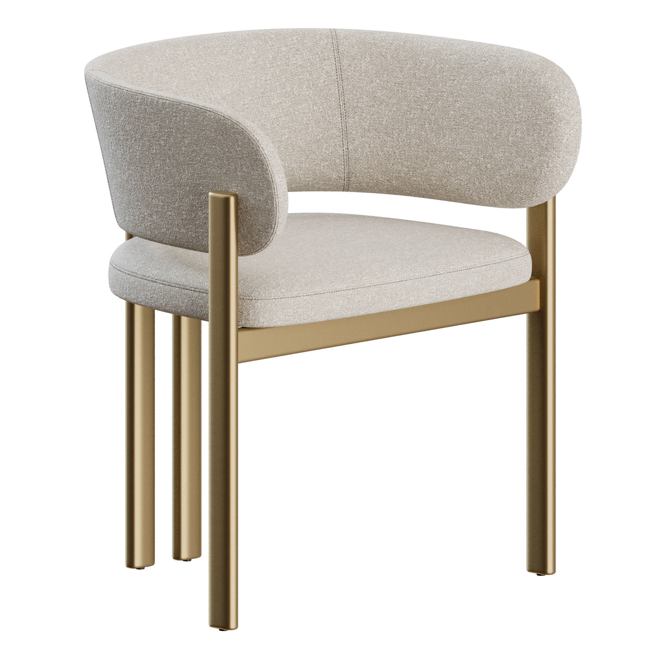 Bay Armchair by Naturedesign 3D model_1