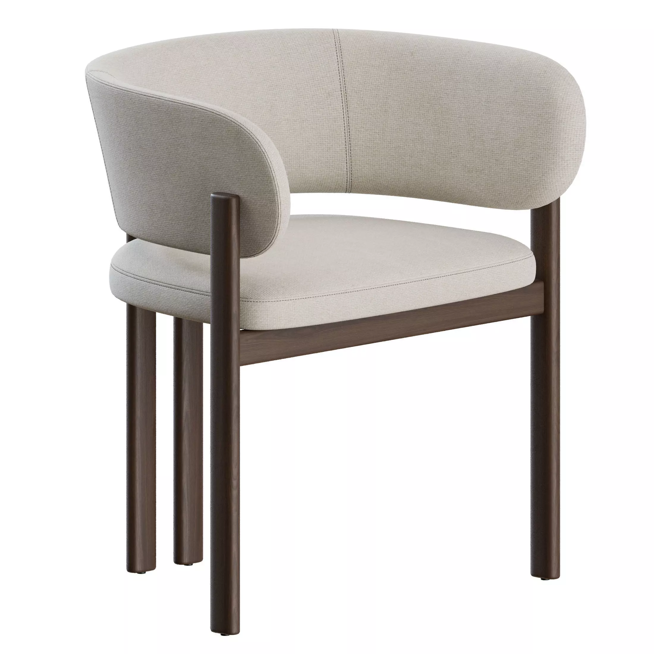 Bay Armchair by Naturedesign 3D model_0