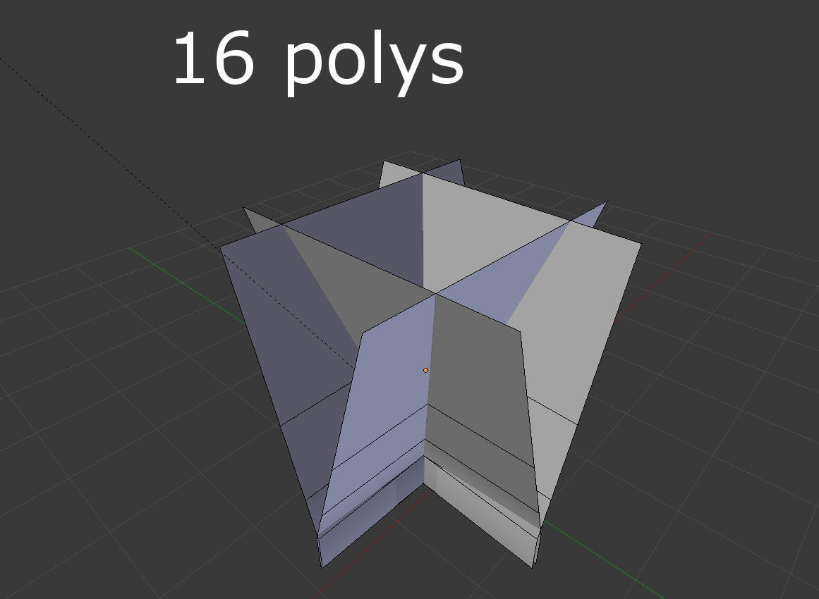 Tree plant Low-poly 3D model_3