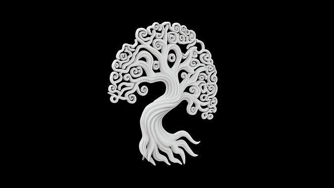 Tree of Life Sculpture 3D print model