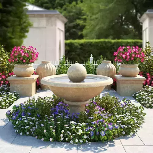 Flower bed 2 3D model