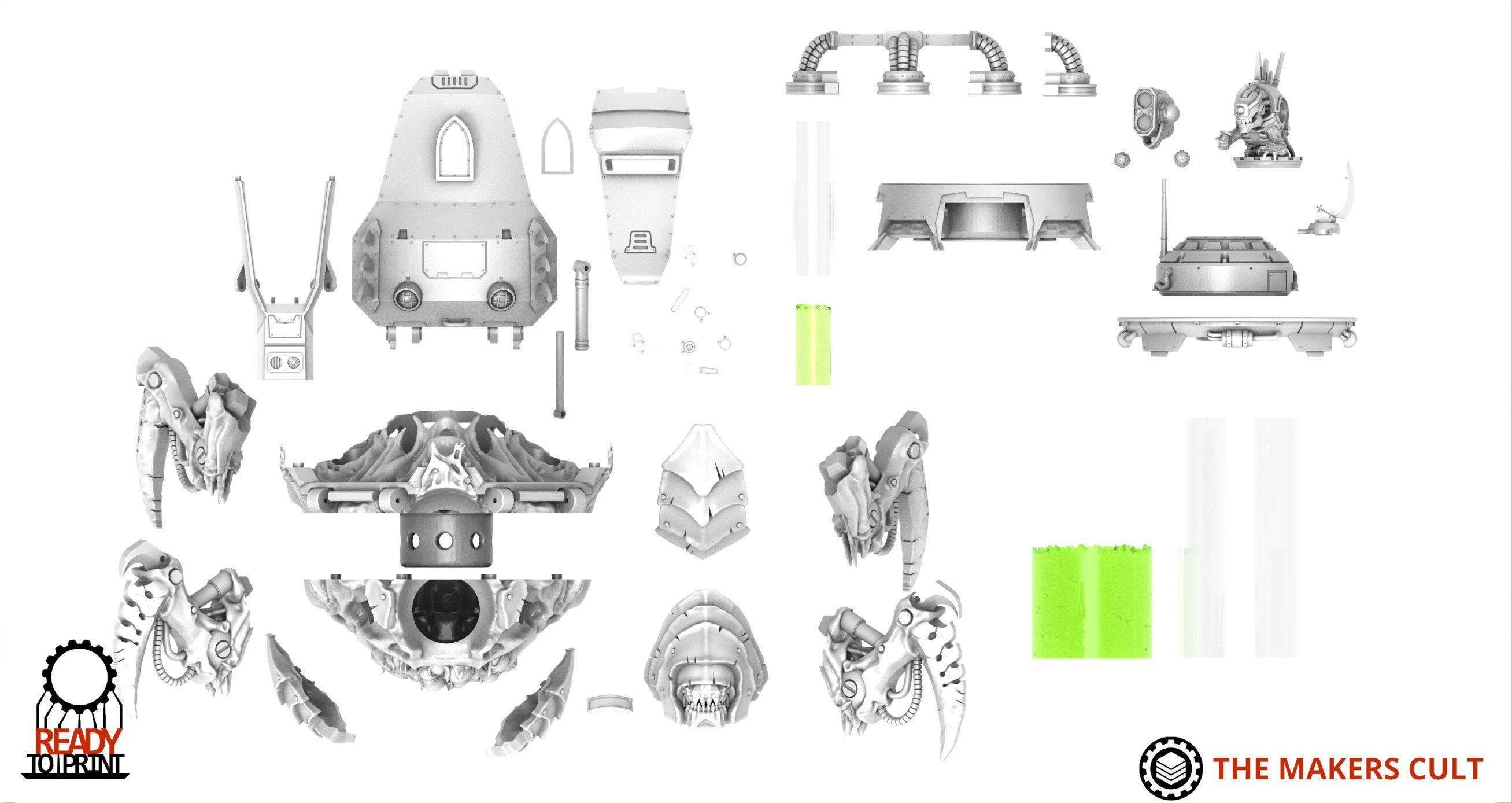 Iron Hive - Ovopod 3D print model_4