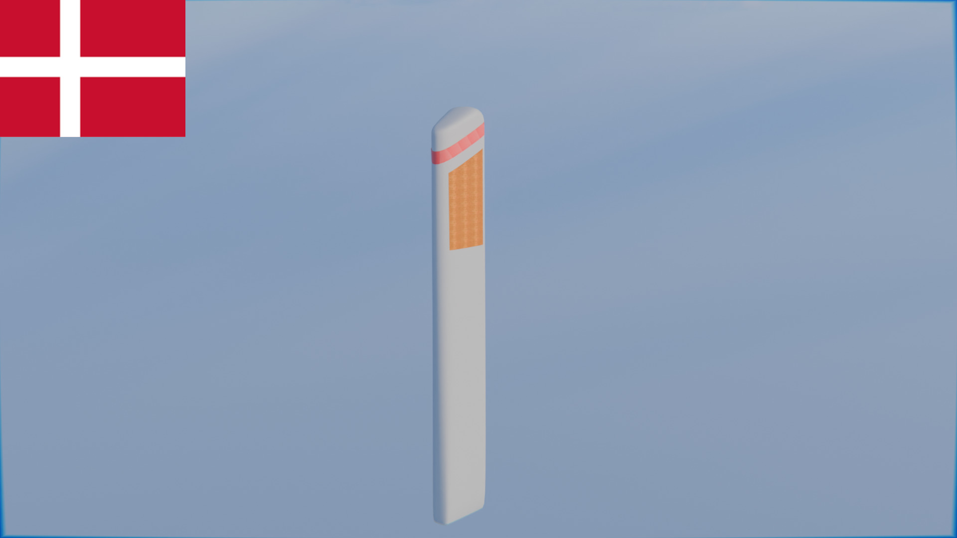 Bollards and Road Delineator Posts from different countries 3D model_3