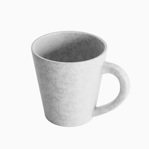 Coffee Mug 05  Low-poly 3D model