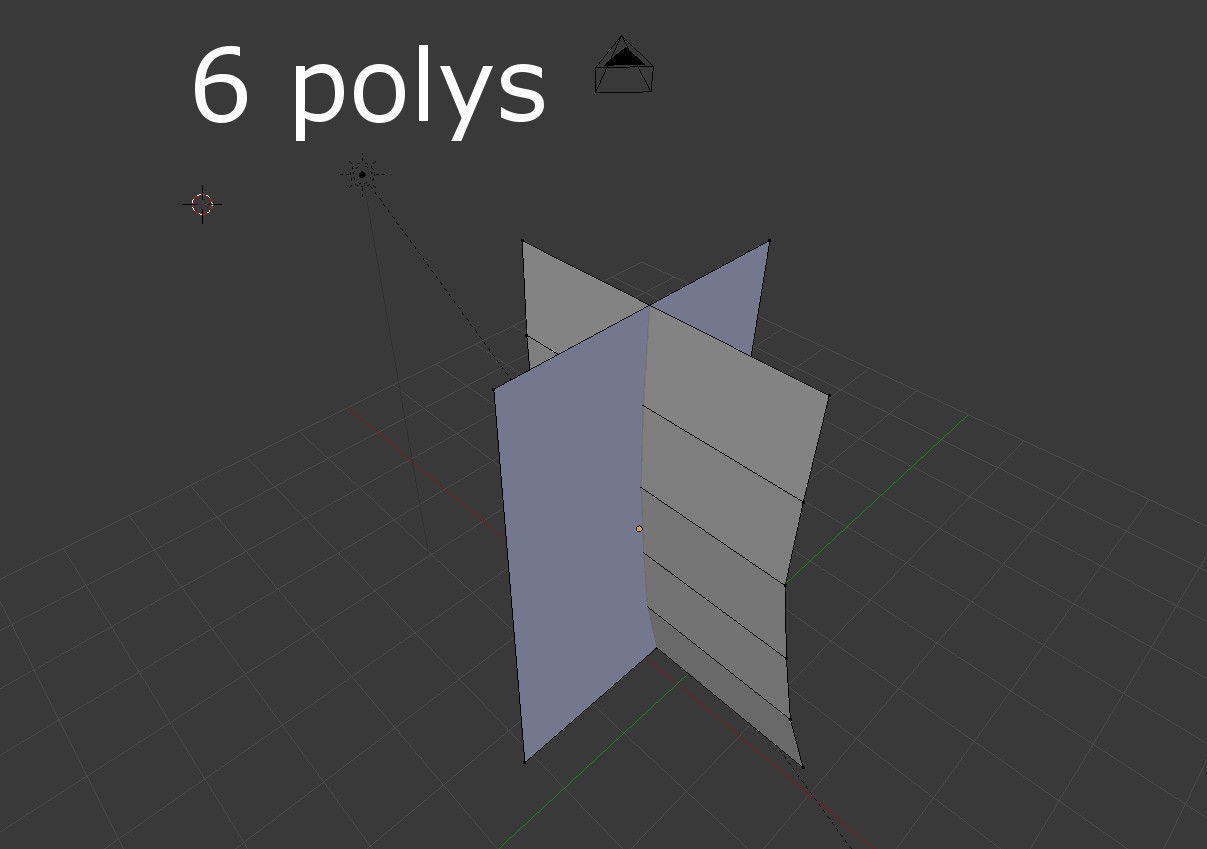 Palm tree Low-poly 3D model_4