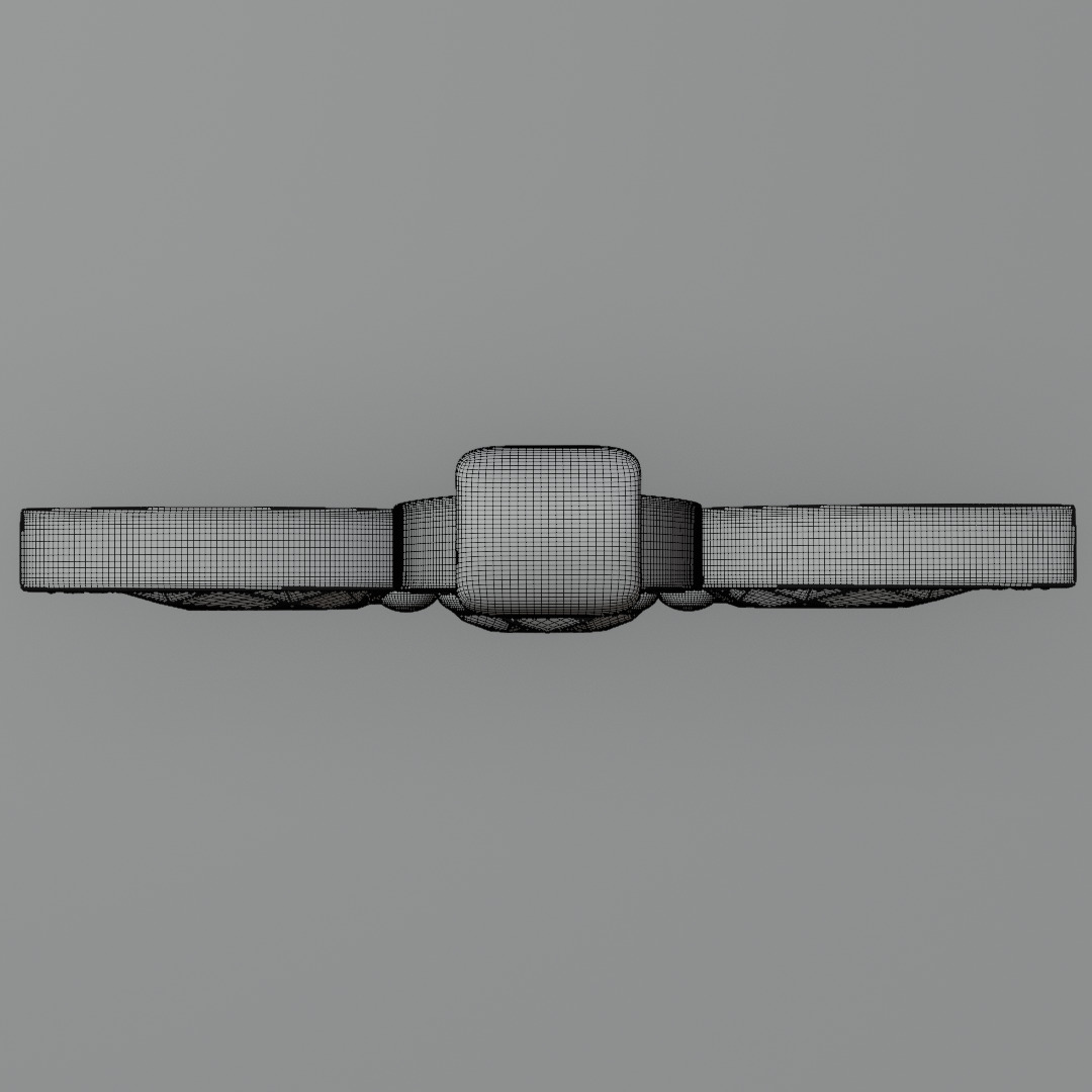 jewelry pendant Verdeluna Etoile with peridots 3D model 3D model_12