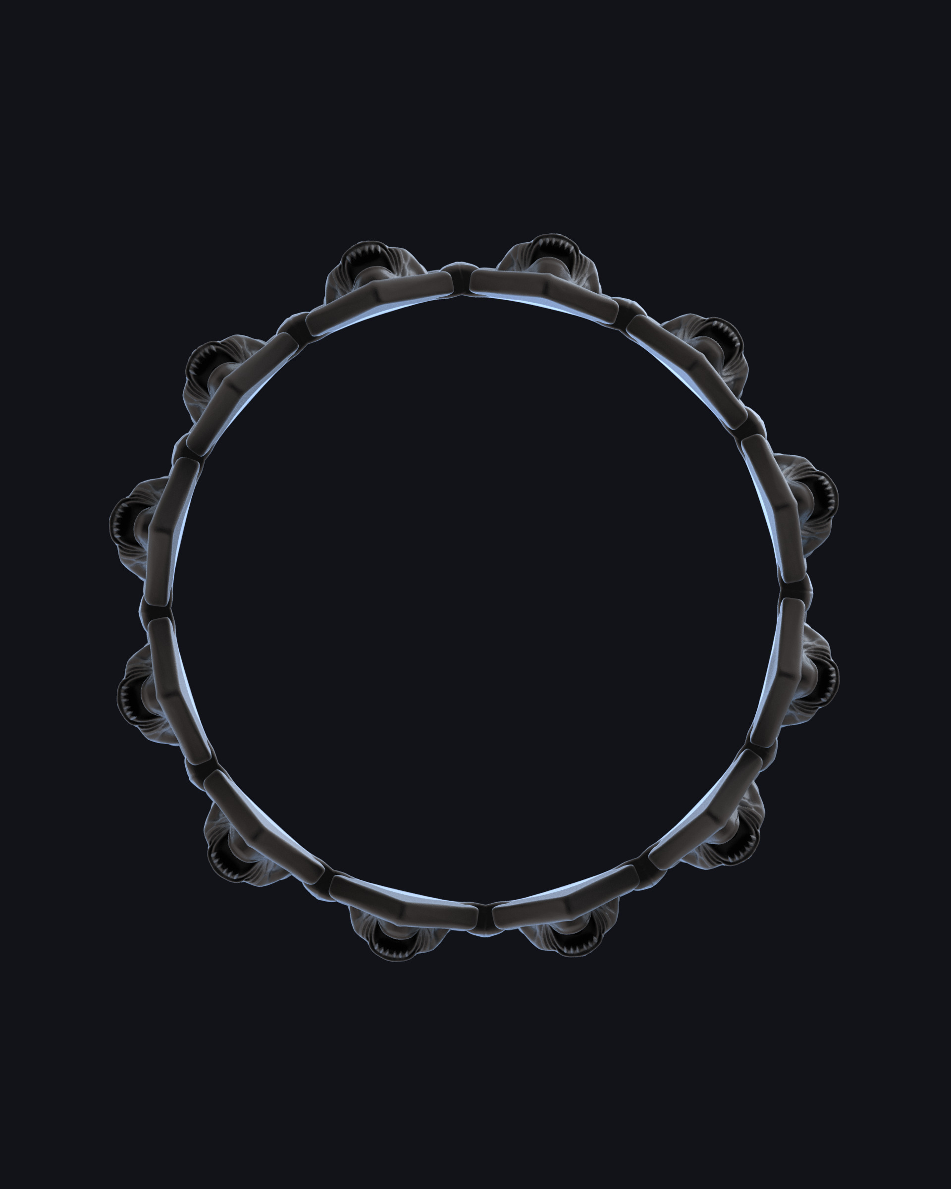 Crown of Shadows v2 3D print model_6