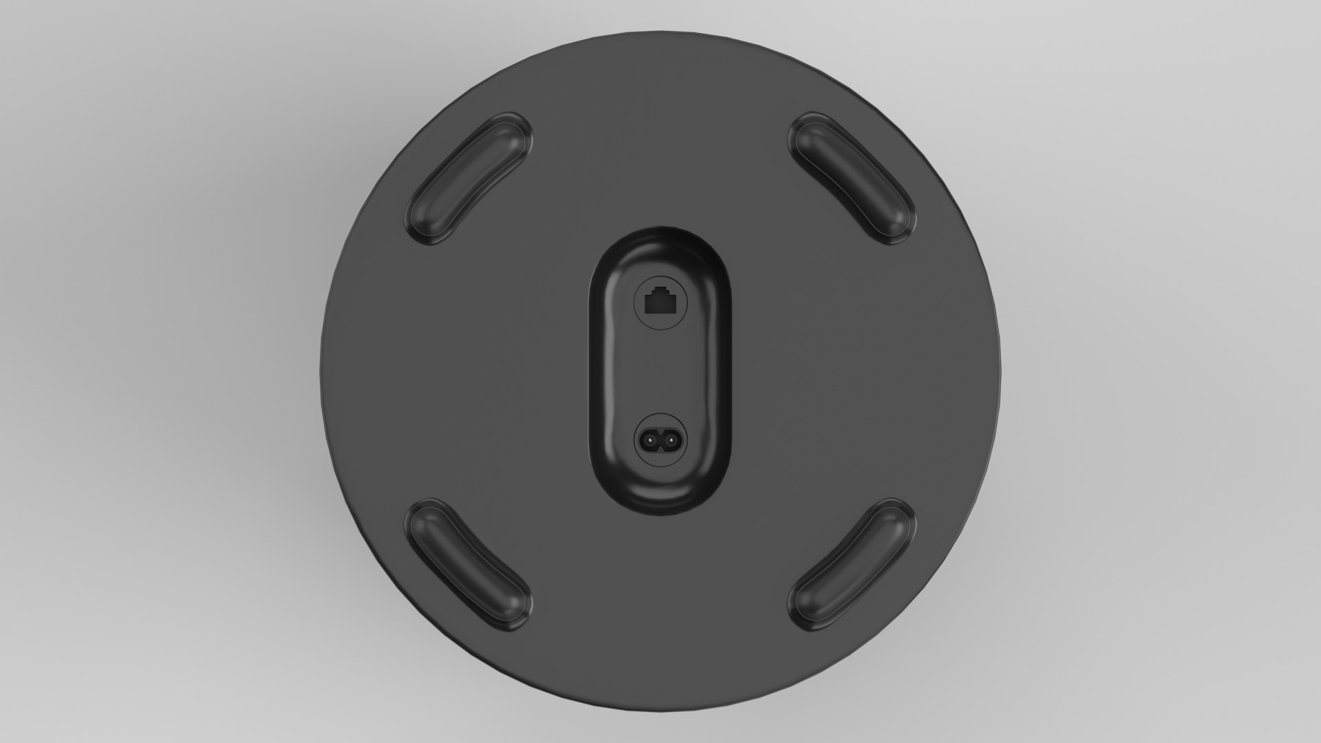 Wireless Subwoofer Black Low-poly 3D model_3