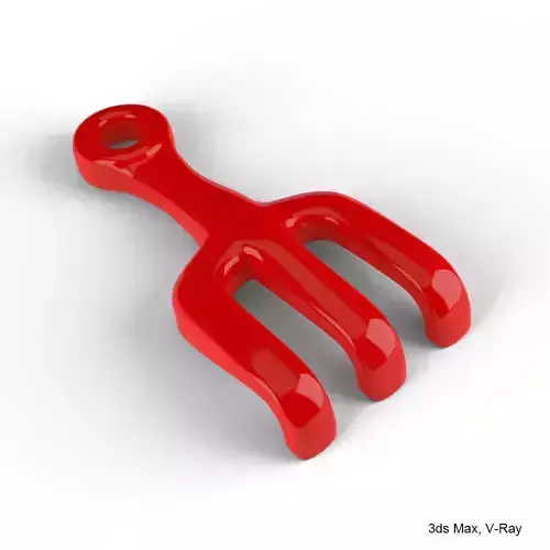 Toy Rake 3D model