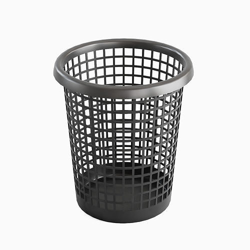 Waste Paper Basket 02 Low-poly 3D model