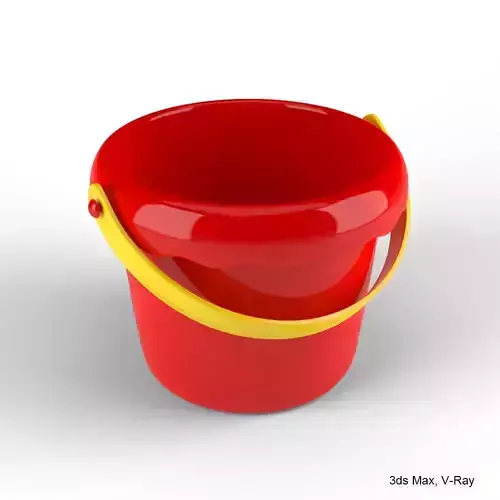 Toy Bucket 3D model