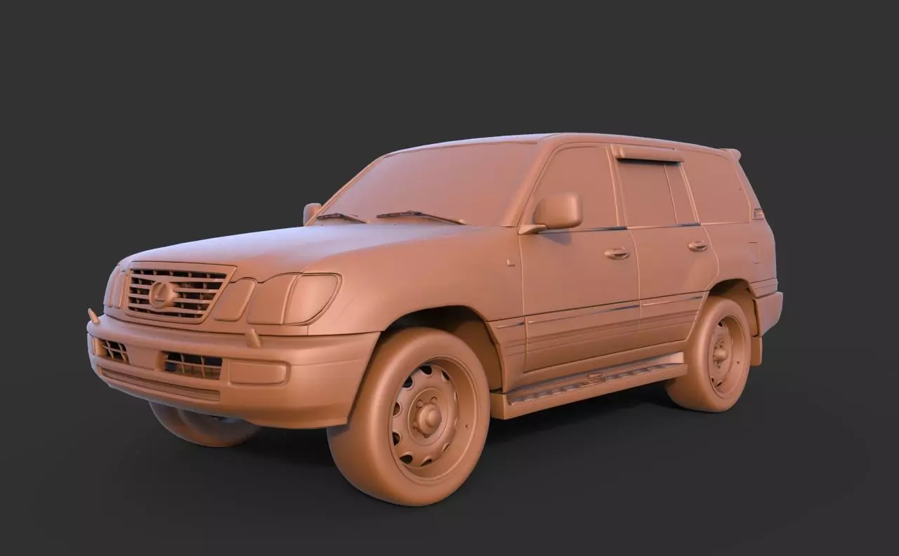 Lexus LX 470 3D print model