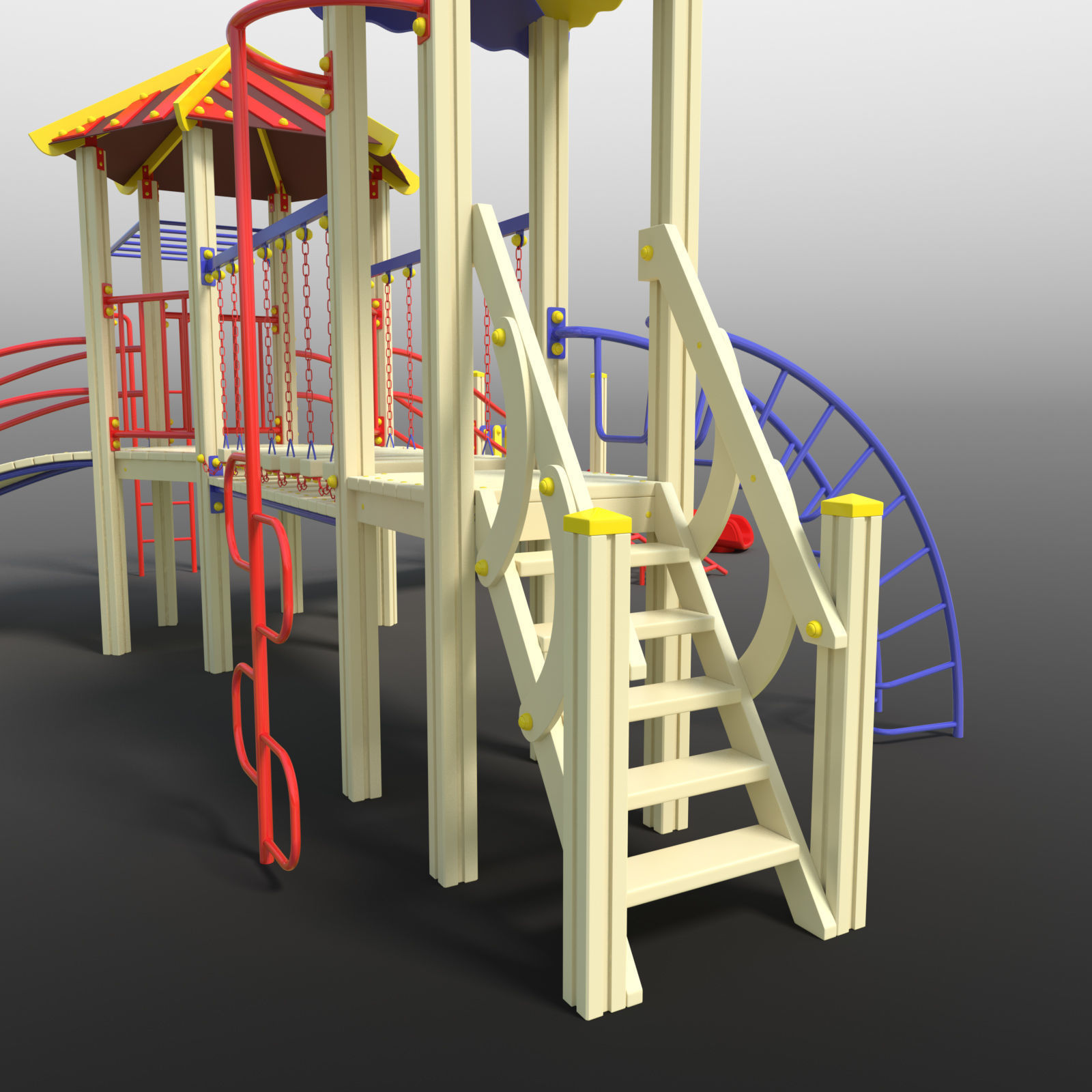 Playground Complex 3D model_8