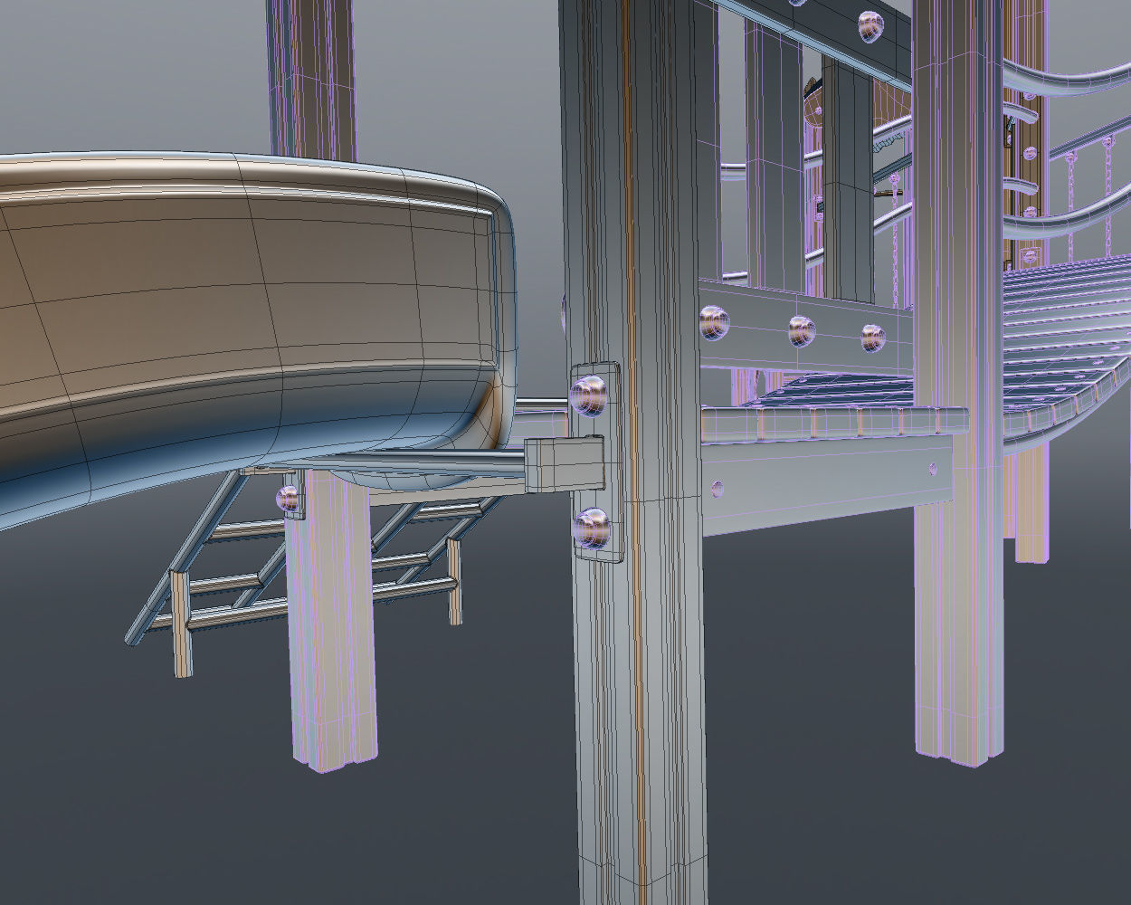 Playground Complex 3D model_25