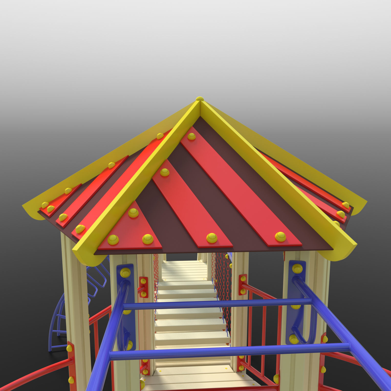 Playground Complex 3D model_6