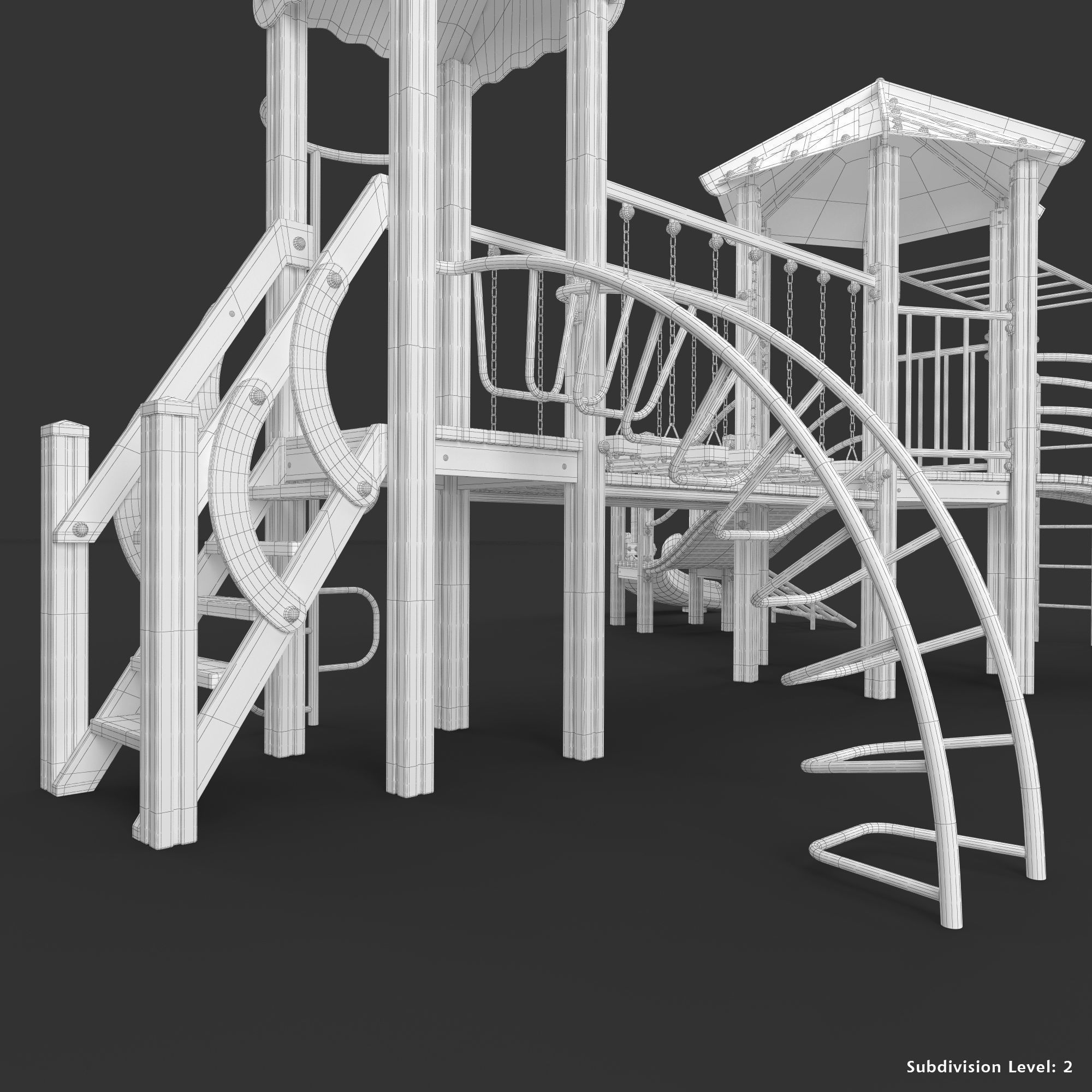 Playground Complex 3D model_37