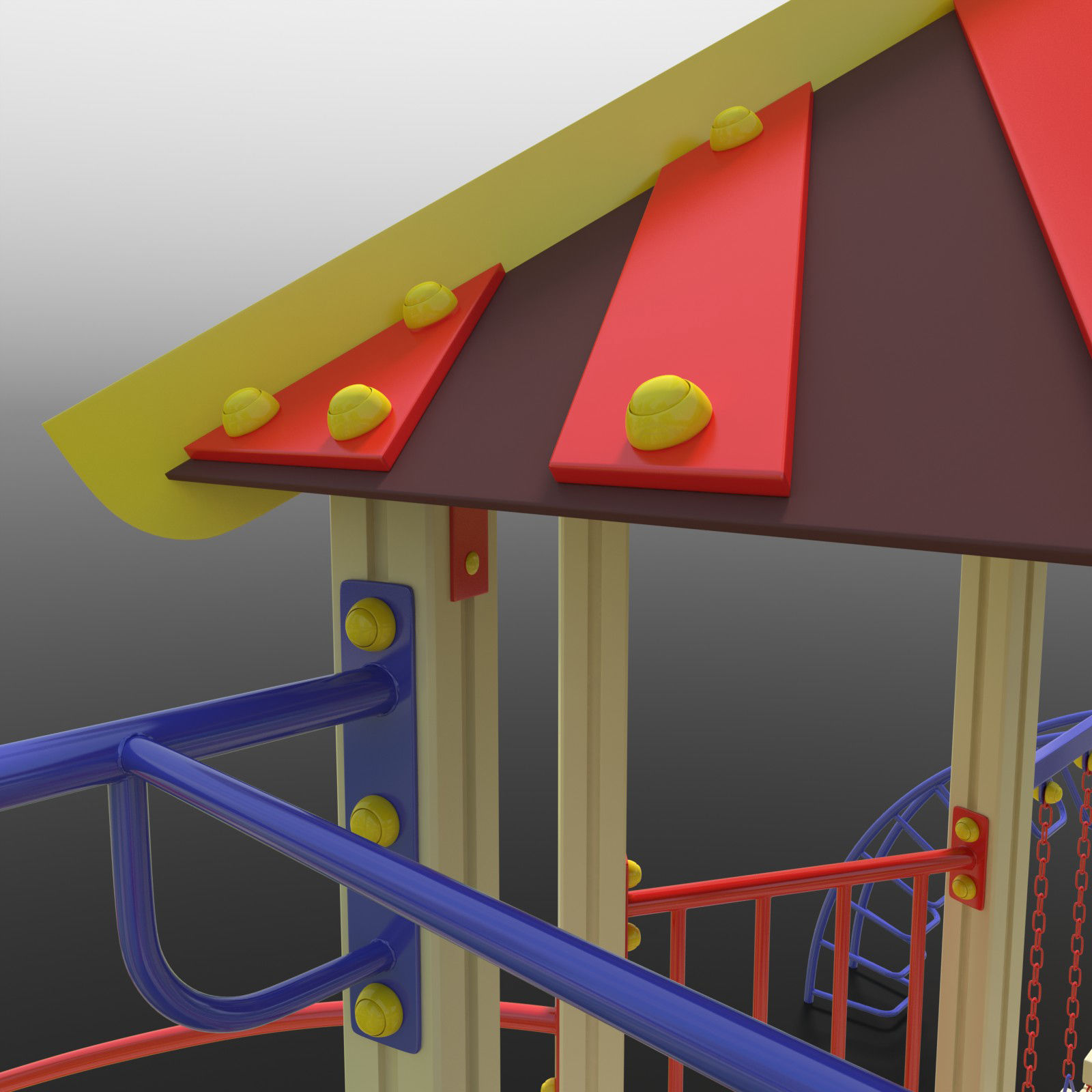 Playground Complex 3D model_7